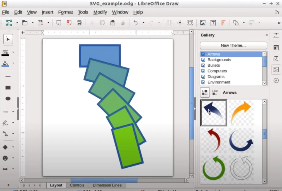 <p style="text-align: center;">Adding graphics in <a href="https://www.capterra.com/p/158981/LibreOffice/">LibreOffice</a> (<a href="https://www.capterra.com/p/158981/LibreOffice/">Source</a>)</p>
