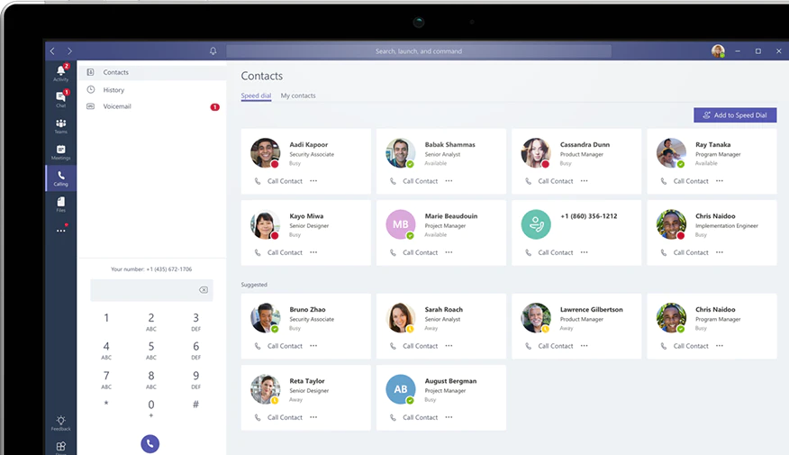 <p style="text-align: center;"><span style="font-weight: 400;">Viewing the availability of contacts in Microsoft Teams (</span><a href="https://www.capterra.com/p/168668/Microsoft-Teams/"><span style="font-weight: 400;">Source</span></a><span style="font-weight: 400;">)</span></p>
