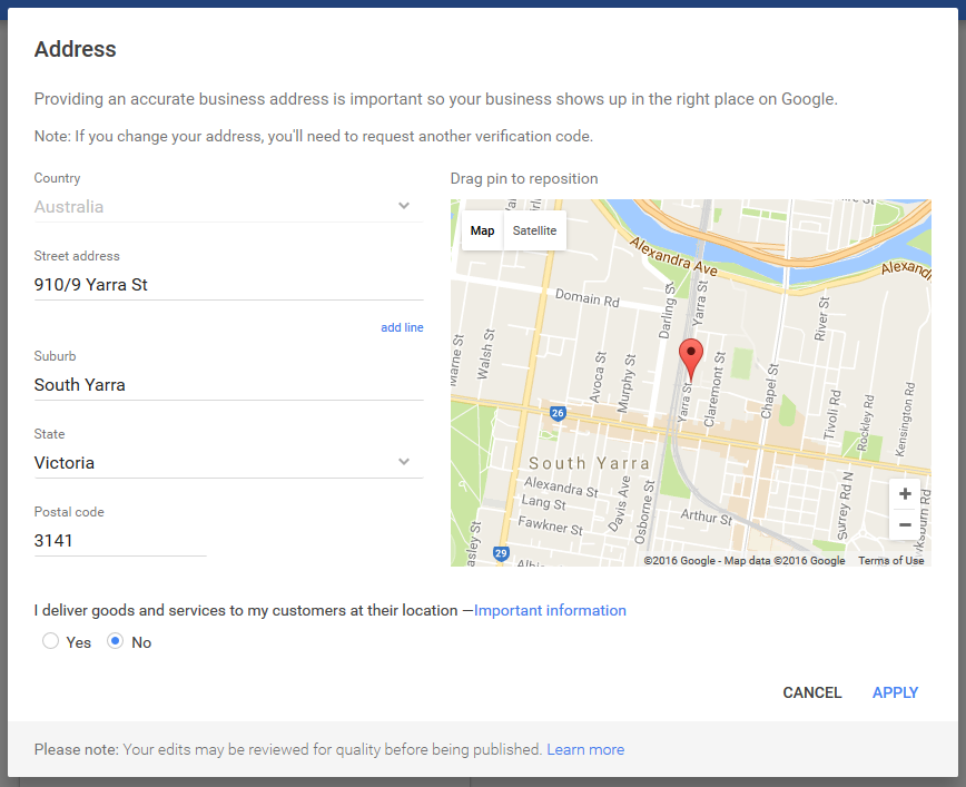 actualizando la lista de mapas de Google3