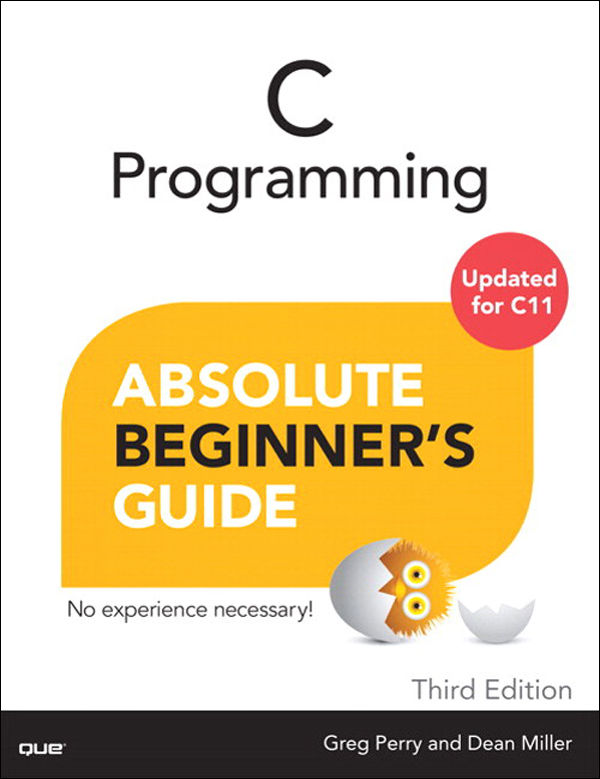 C Programowanie Absolute Beginners Guide 3rd Edition