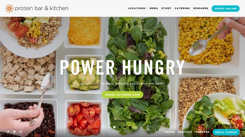 theproteinbar.com - mejores sitios web de restaurantes