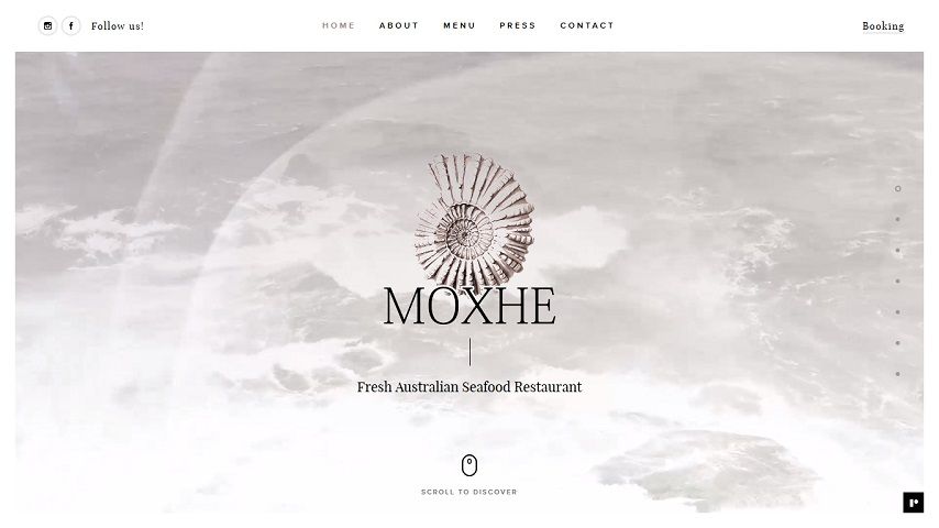 moxhe.com.au - cele mai bune site-uri de restaurante