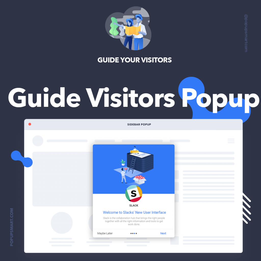 Guíe a sus visitantes para aumentar las tasas de conversión con PopupSmart.