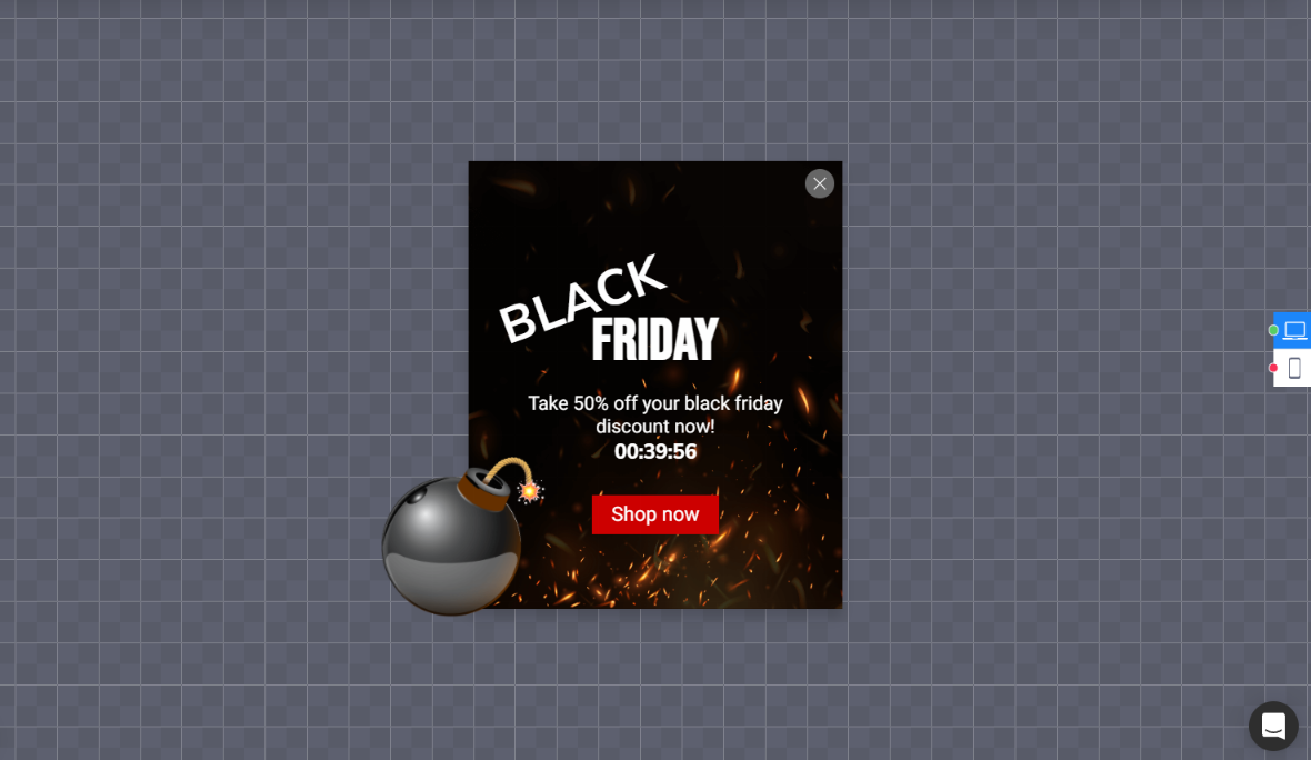 campagna di marketing del black friday