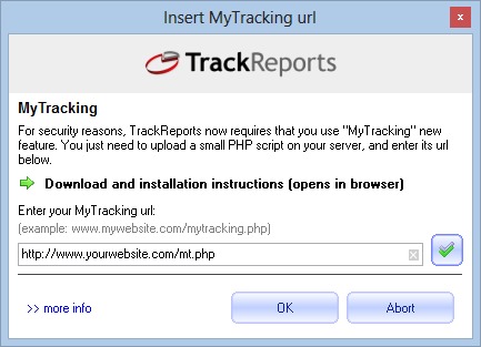 mytracking url