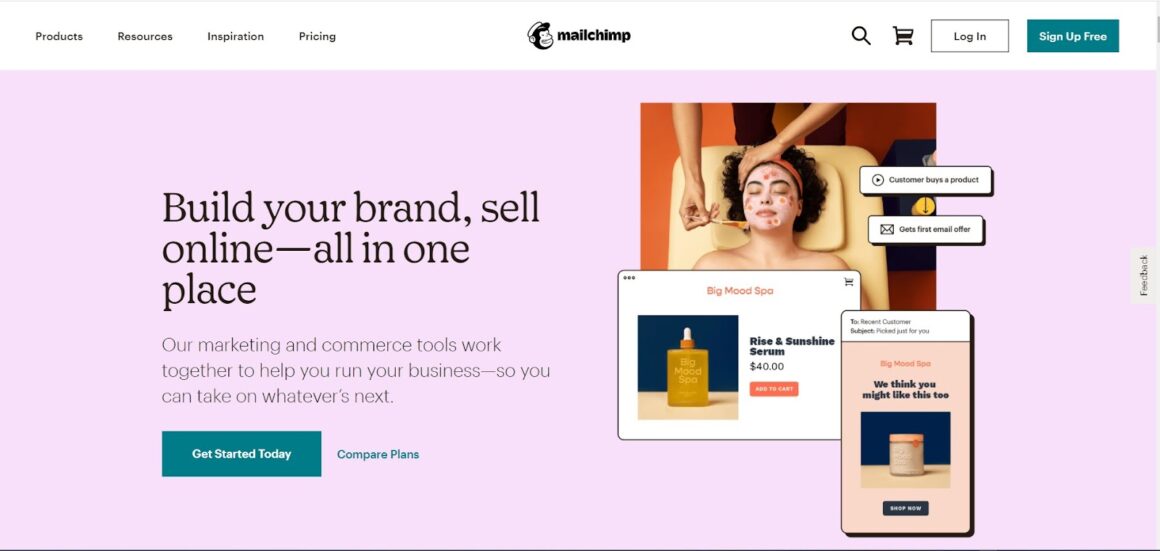 Outil d'engagement client Mailchimp