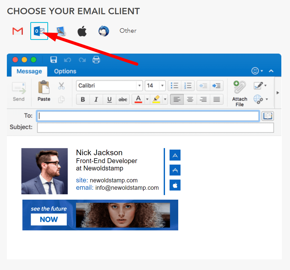 Przykład podpisu e-mail