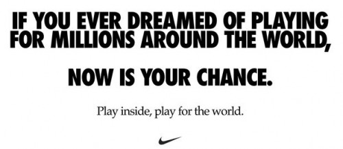 Le slogan de Nike