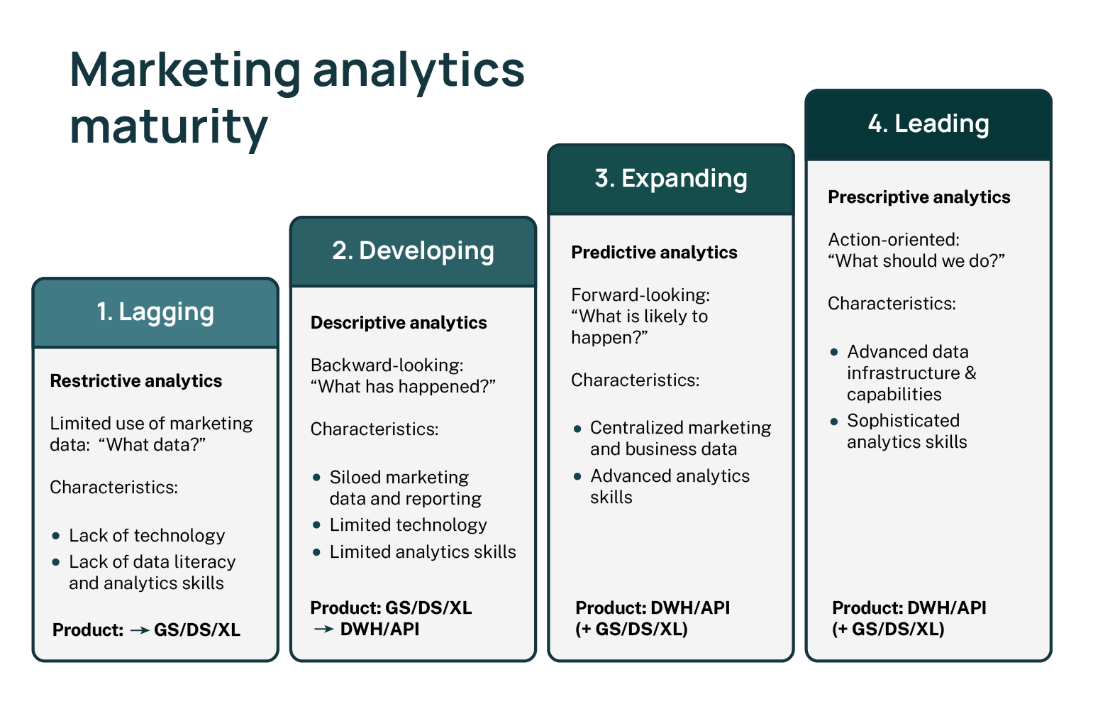 marketing analytics maturity model