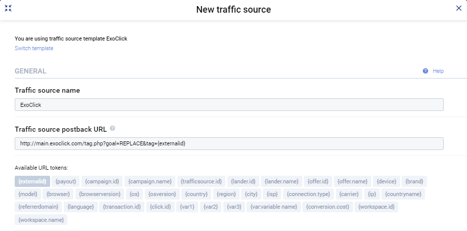 publication de source de trafic