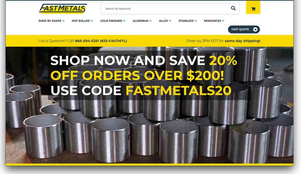 Торговая площадка FastMetals B2B для электронной коммерции