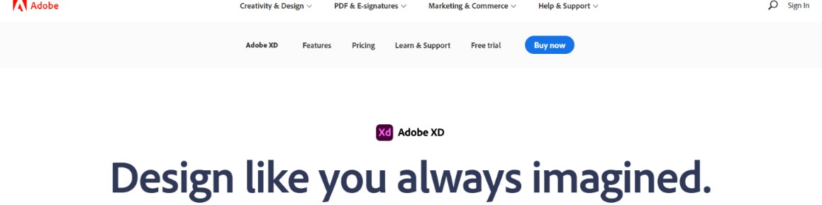 Adobe XD: 웹 디자인 도구