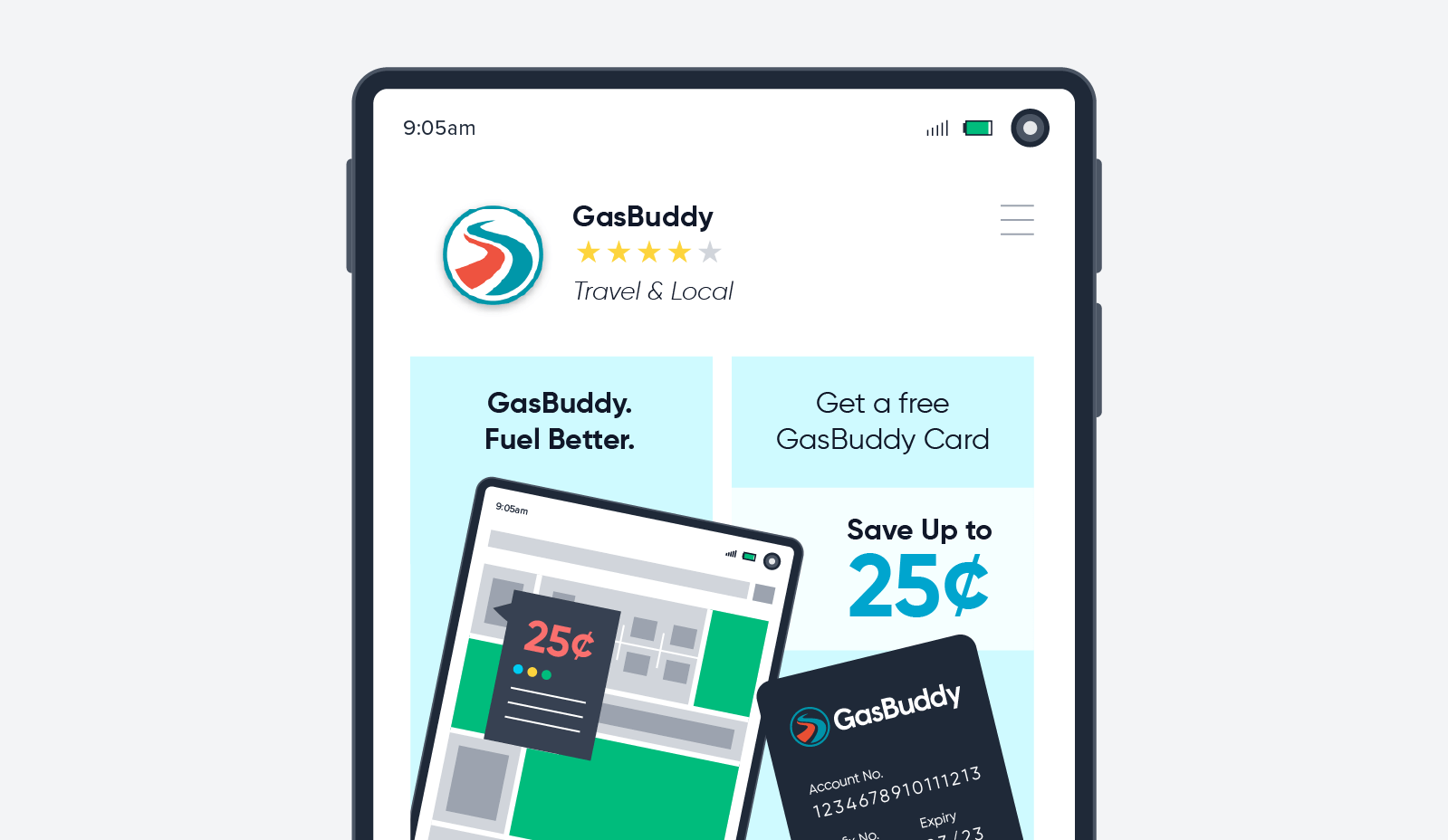 تسويق موقع Gasbuddy