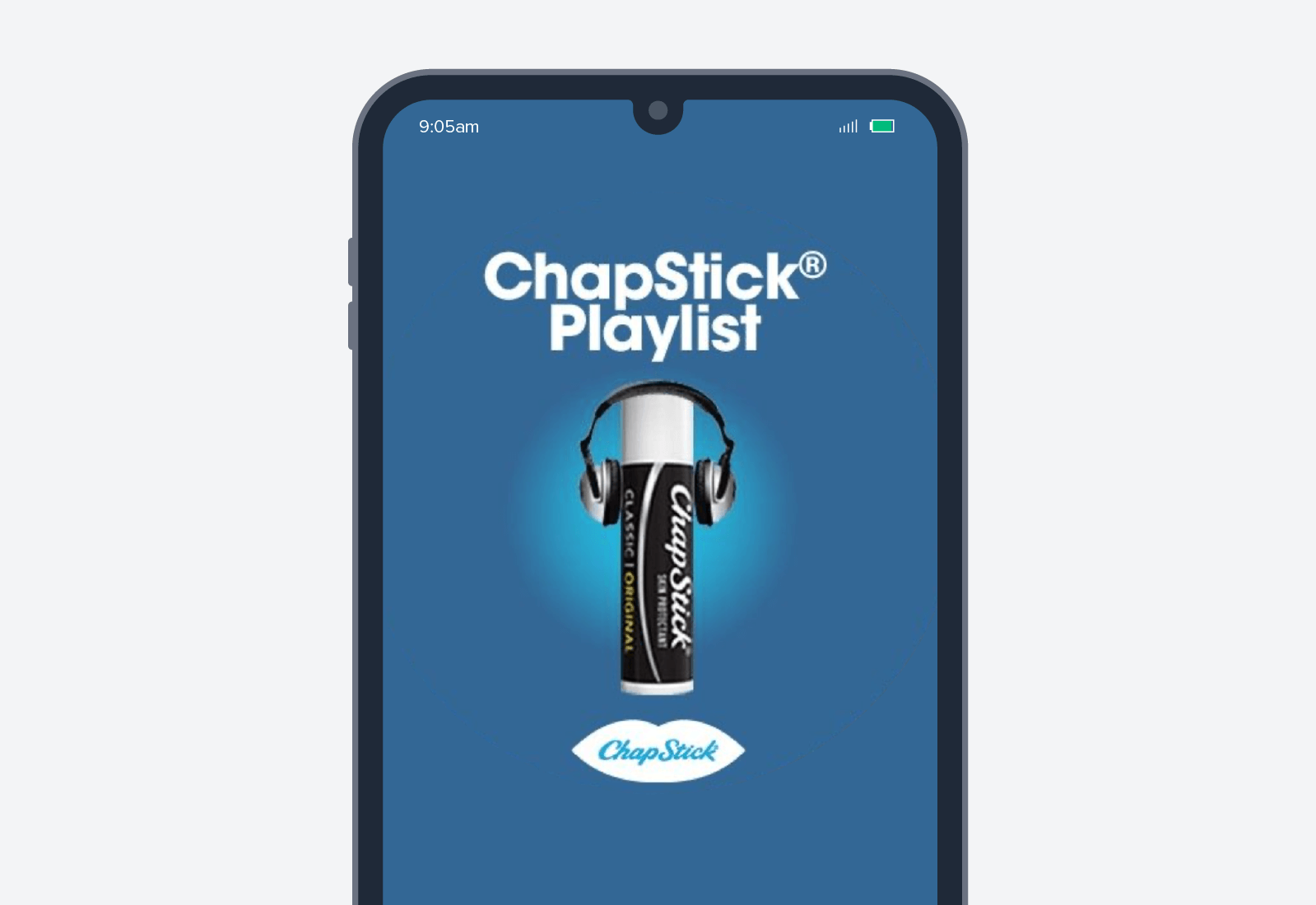 الإعلان المحمول chapstick