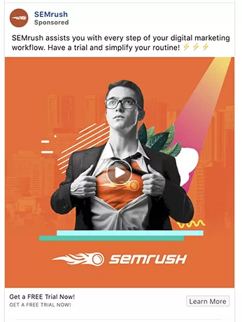 Iklan Facebook SEMRush