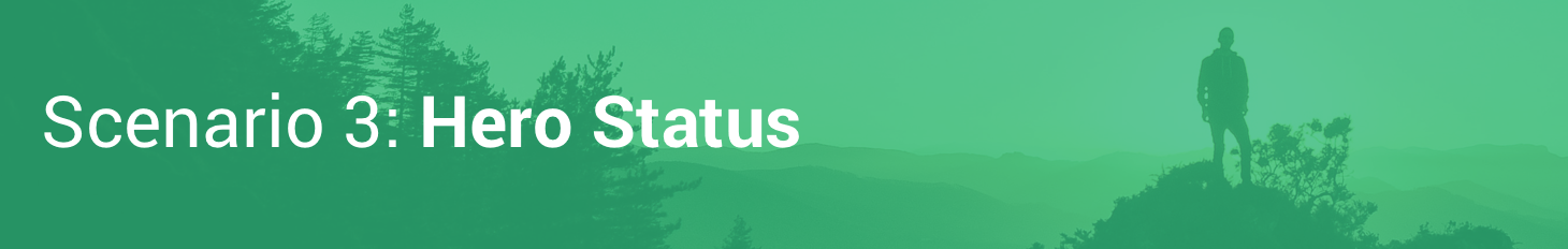 Scenariusz 3: Status bohatera