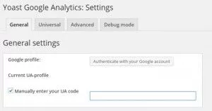 Einrichten von Google Analytics mit Yoast