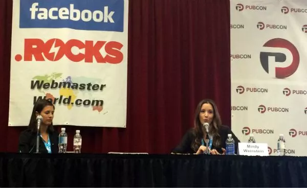 Lindsay Mineo und Mindy Weinstein beantworten Fragen auf der Pubcon Las Vegas