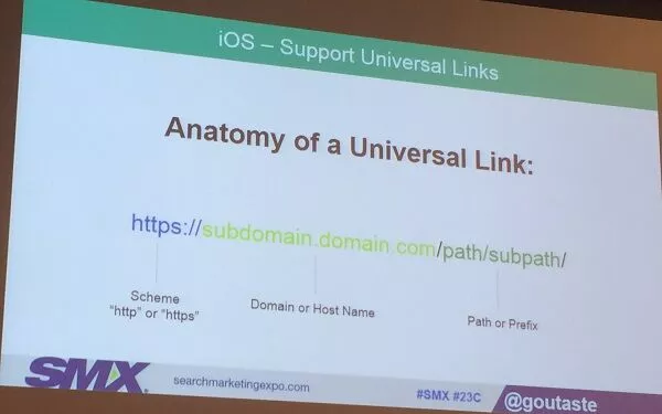 Anatomie d'un Universal Link SMX East