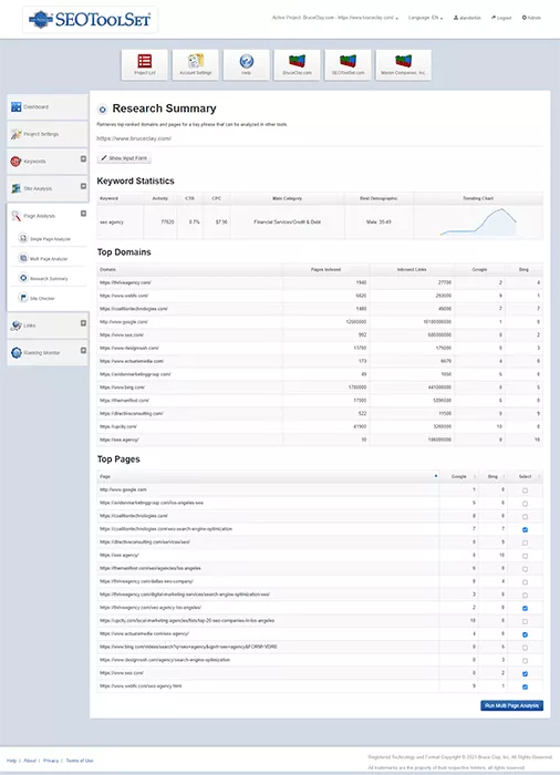 SEOToolSet 研究總結報告。