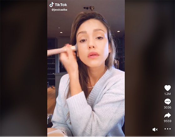 Jessica alba elf cosmetics tiktok challenge contest