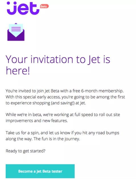 Email premio Jet