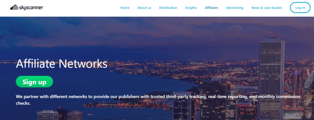 Programme d'affiliation Skyscanner