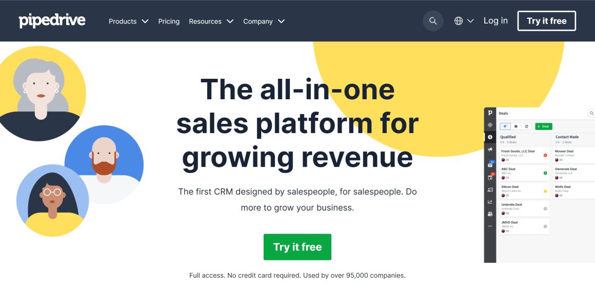 Pipedrive sebagai alternatif untuk Salesforce