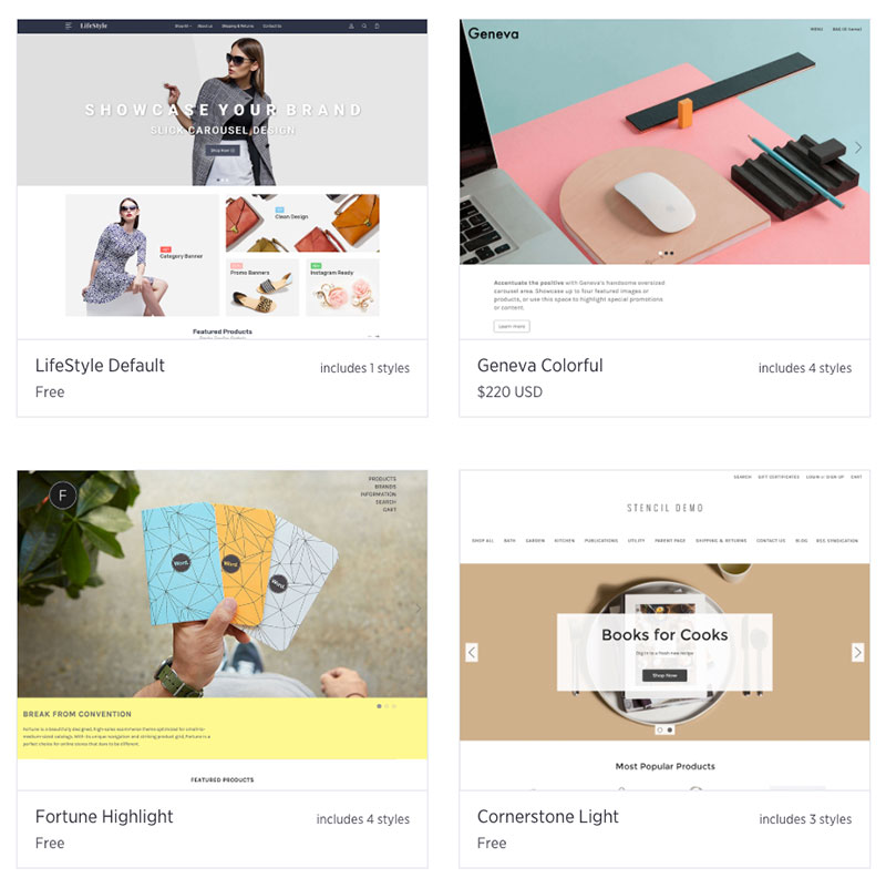 BigCommerce themes