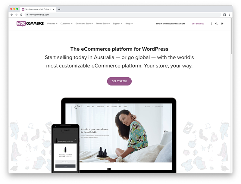 WooCommerce-Homepage