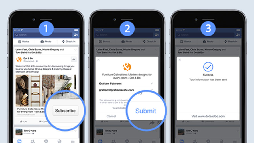 Facebook Lead Ads para hacer crecer su lista de correo electrónico