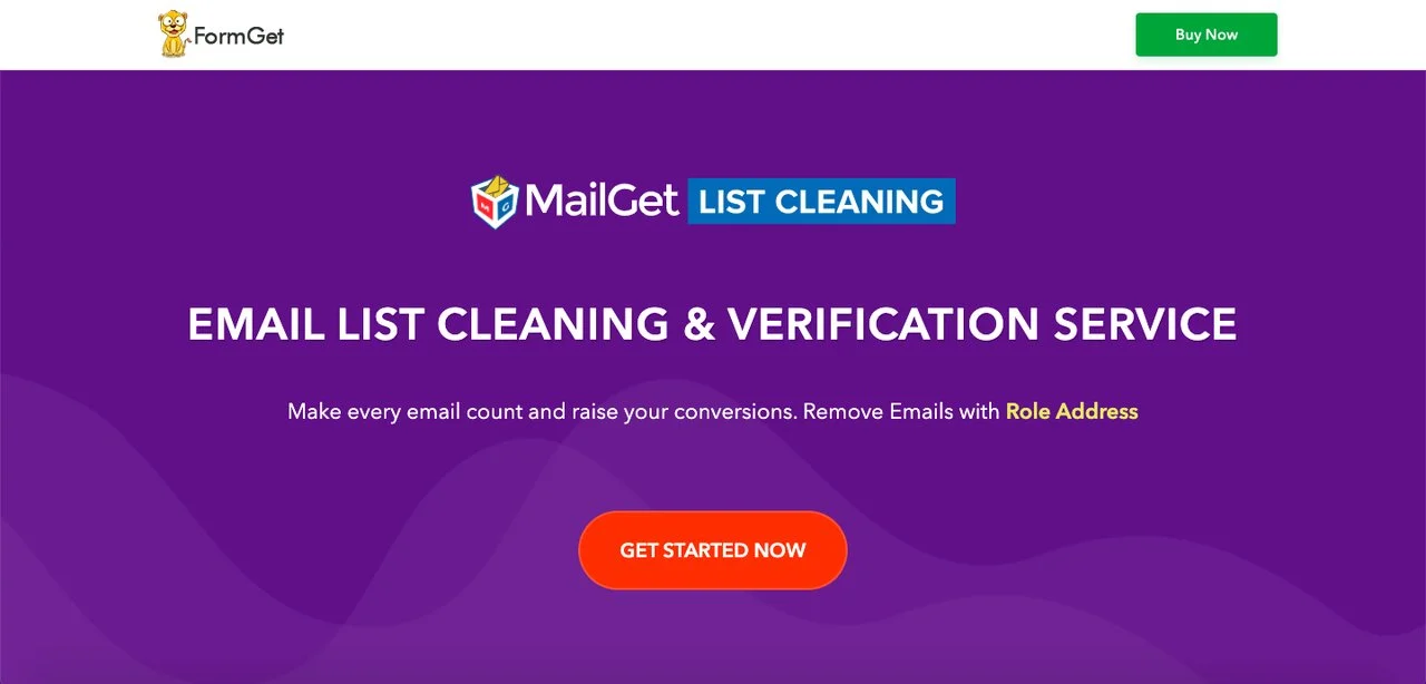 Serviciu de curățare a listelor de e-mail MailGet