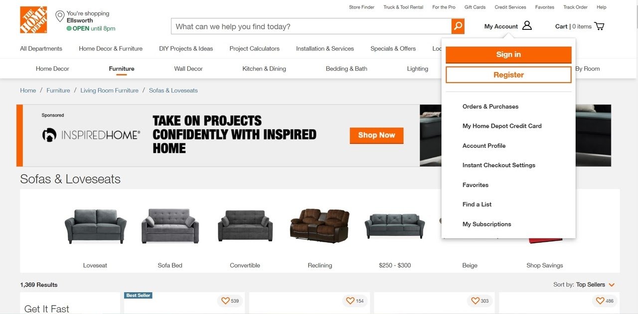 Validasi Home Depot- praktik terbaik desain ux