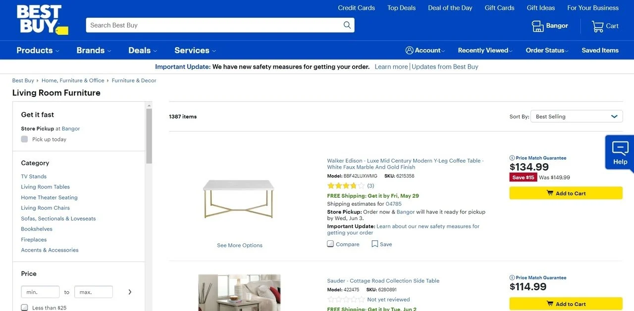 Best Buy- dicas sobre ux