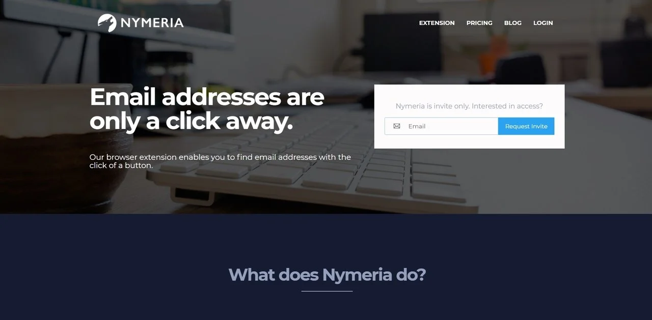 Strumento di ricerca e-mail di Nymeria