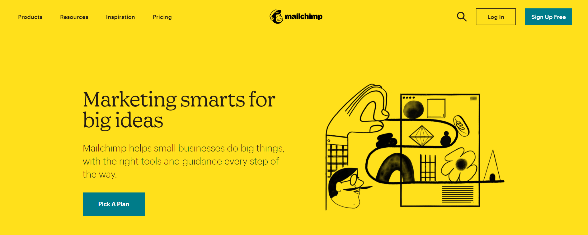 MailChimp 主頁