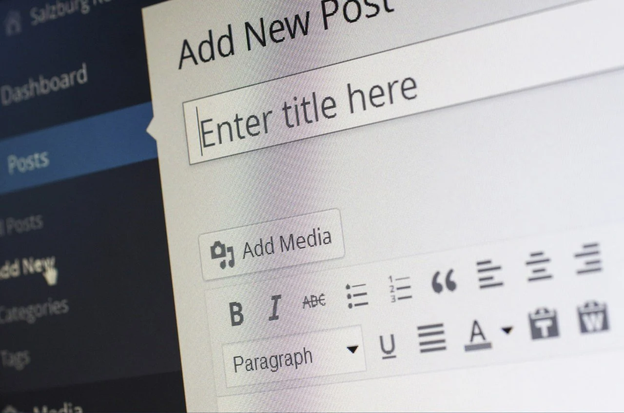 menambahkan posting blog di wordpress