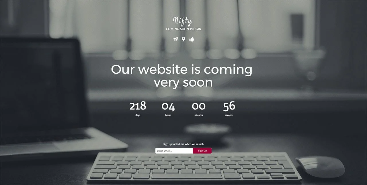 Nifty WordPRess Coming Soon Seite