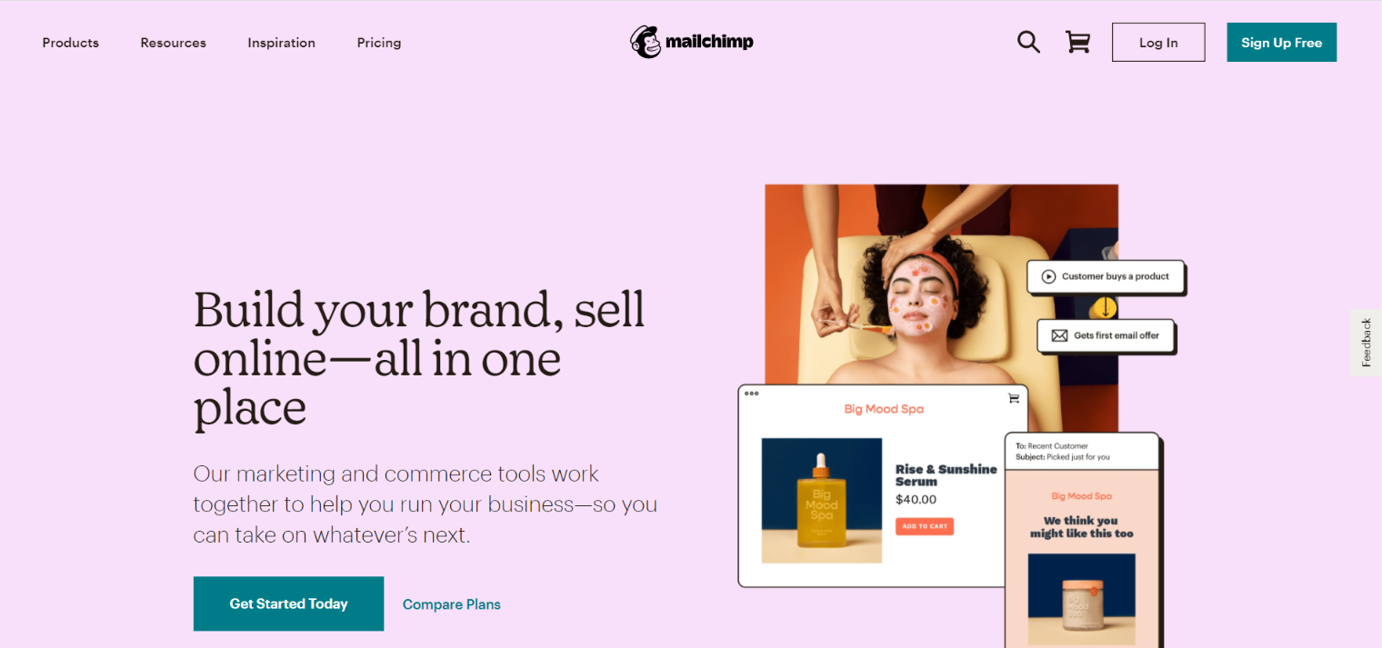 MailChimp 電子郵件自動化服務