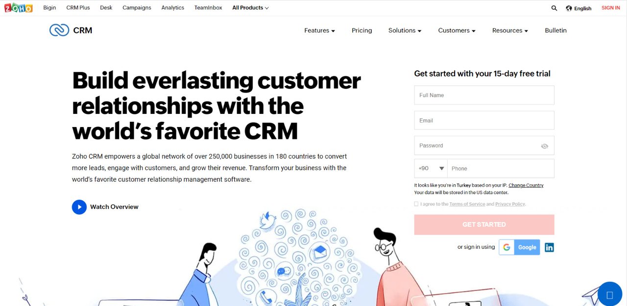 Zoho CRM 软件