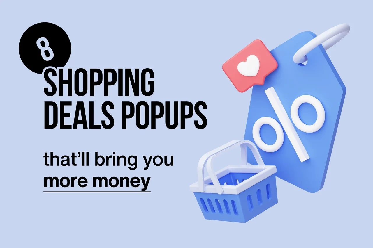 cover image that says "shopping deal popups that'll bring you more money"