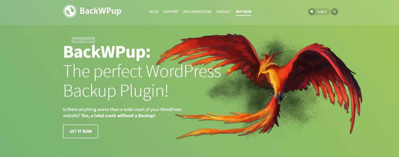 BackWPUp 무료 WordPress 백업 플러그인