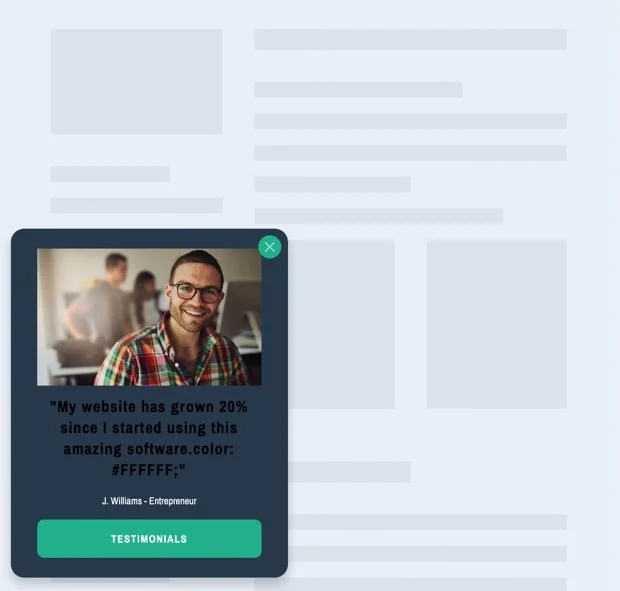 Testimonial-Popup