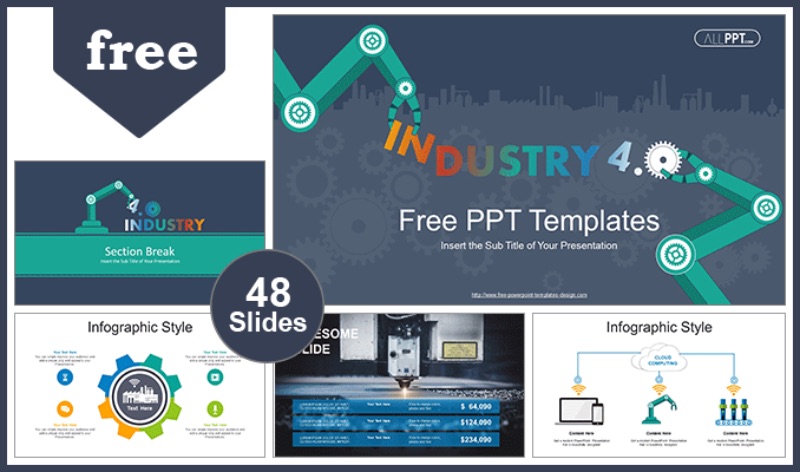 Industrie 4.0 PowerPoint-Design