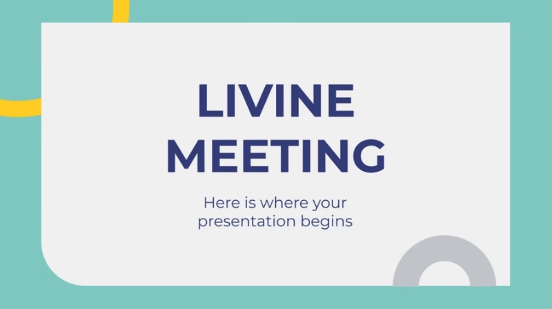 Livemeeting-Vorlage für PowerPoint