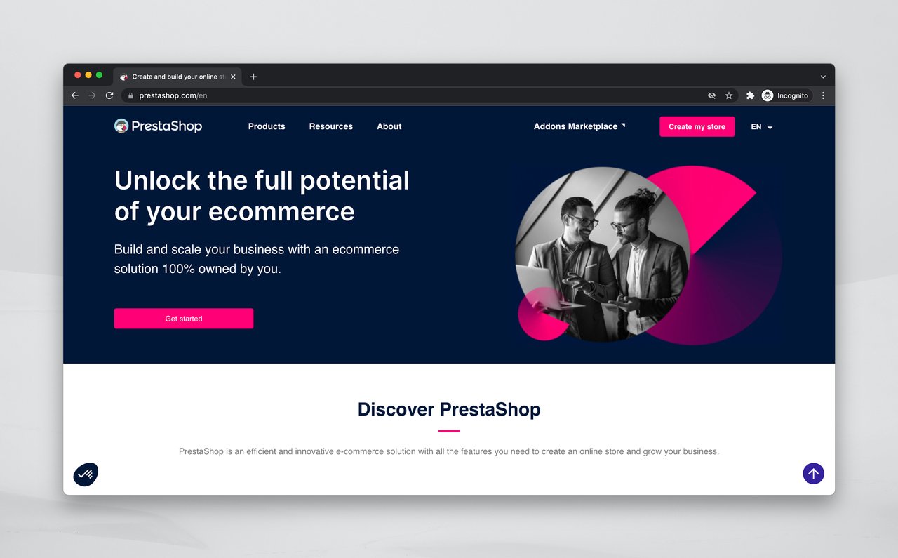 Alternativa a Prestashop per Shopify