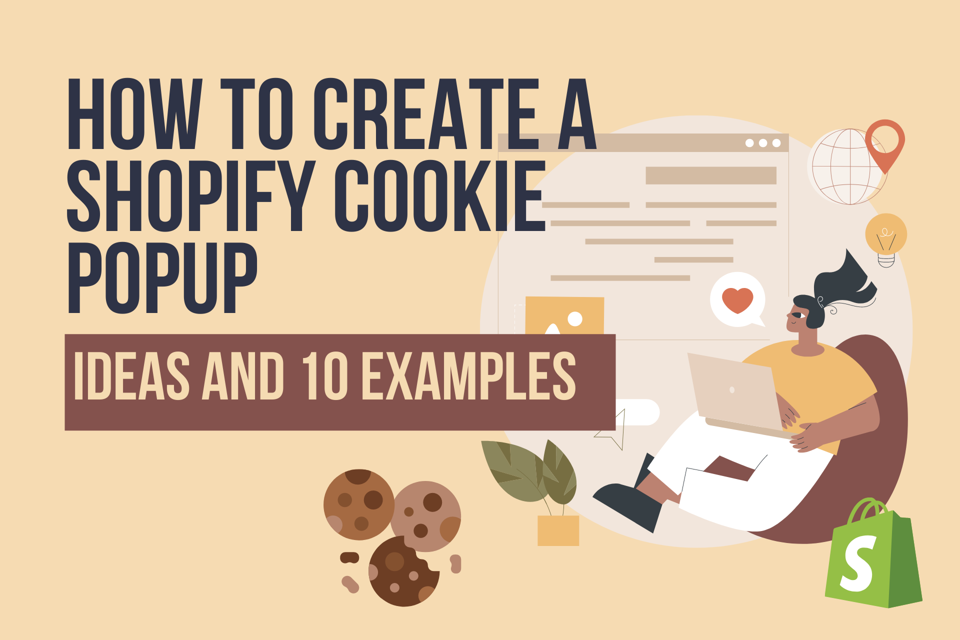 cómo crear una ventana emergente de cookies de Shopify