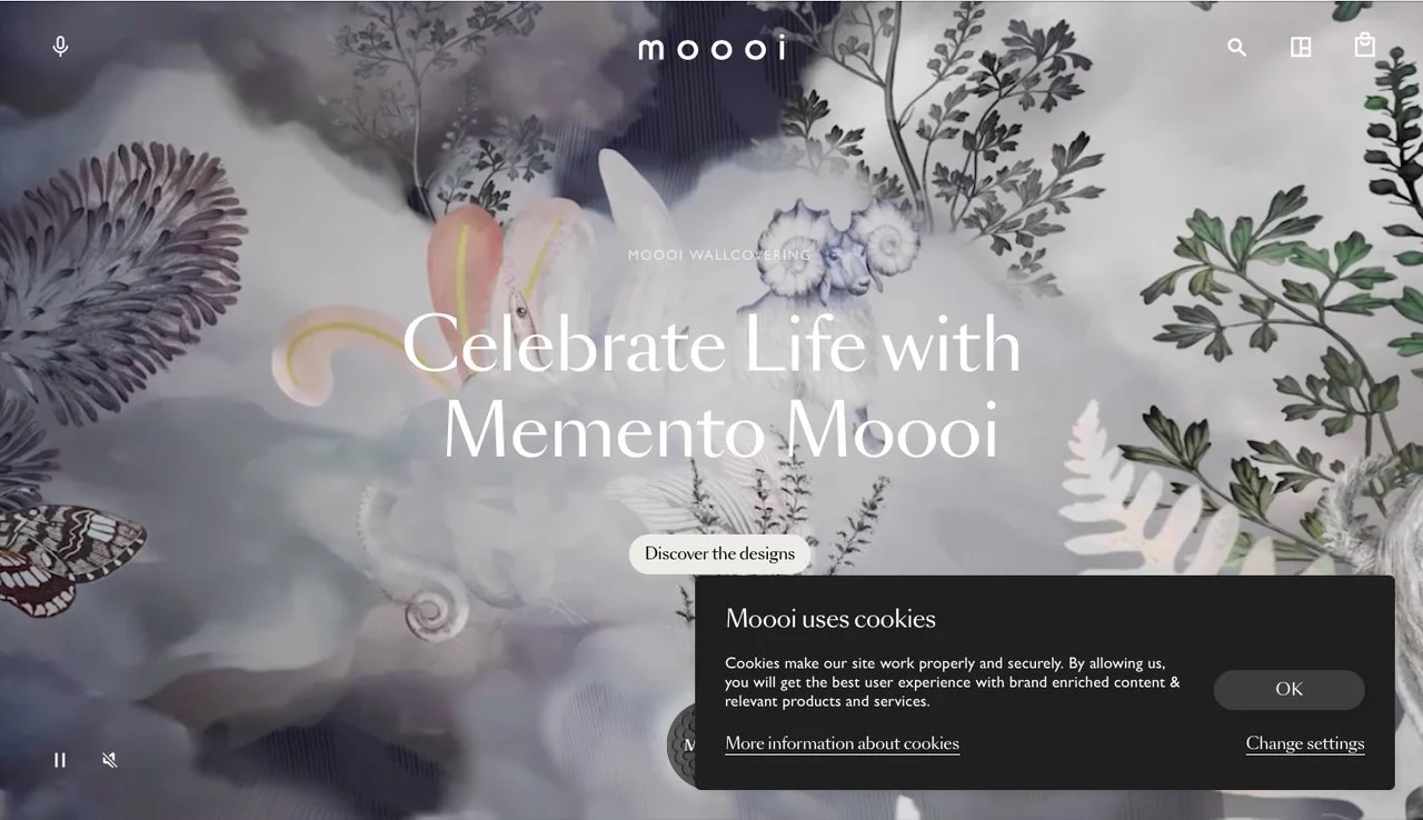 cookie pop-up moooi shopify