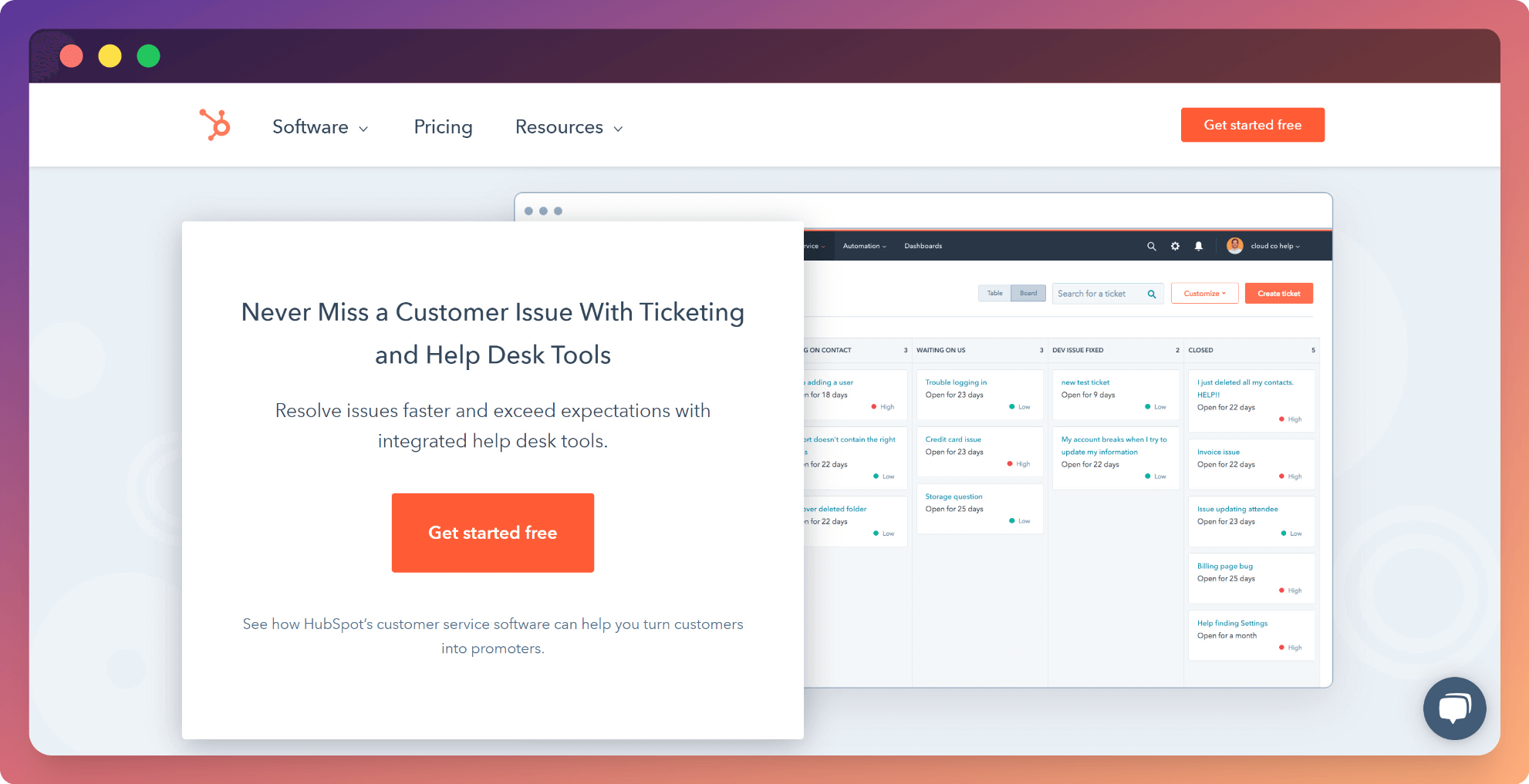 Hubspot-best-help-desk-software