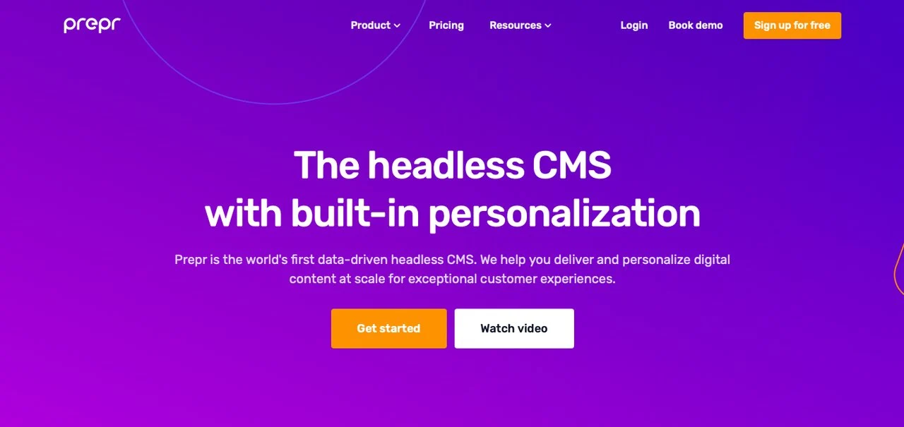 prepr безголовая платформа cms